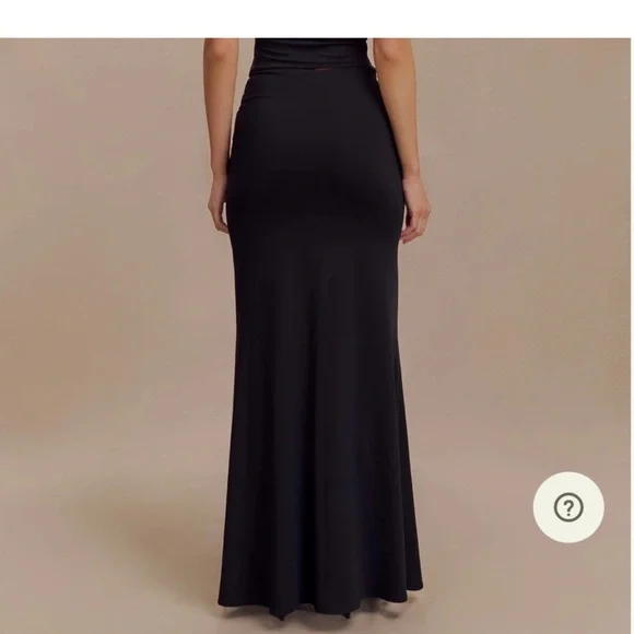 Meshki Jules Recycled Nylon And Mesh Maxi Skirt - Black size small, NWT - Picture 2 of 8